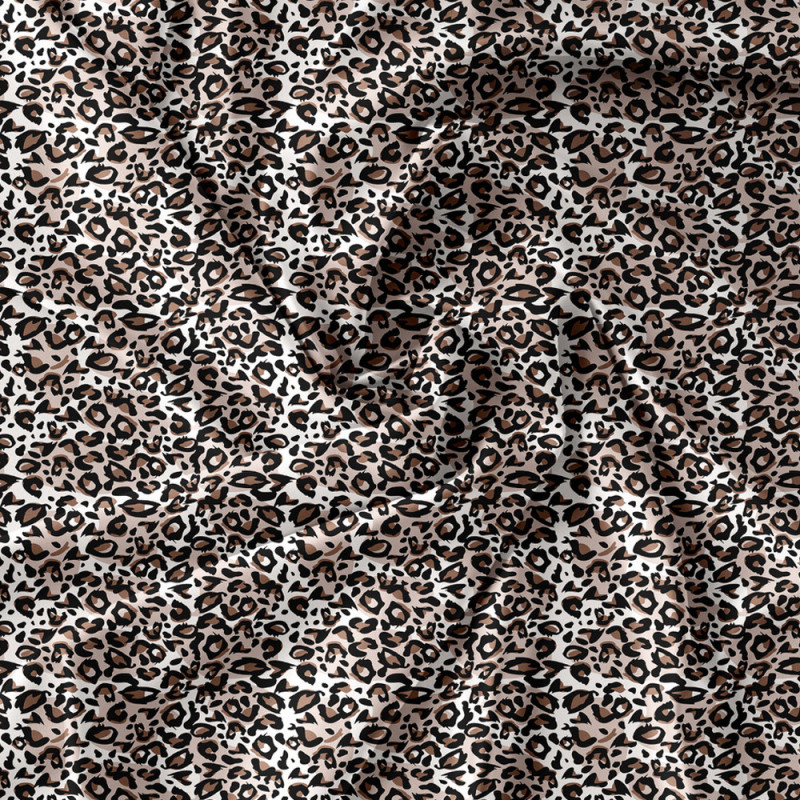 Pościel 140x200 bawełna satynowa Cotton World gruba 2 części 2666 panterka