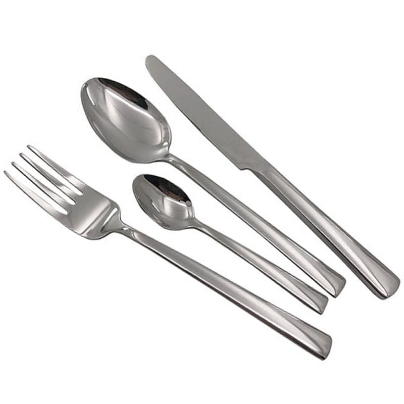 Zestaw sztućców Arya Silver na 6 osób ze stali nierdzewnej 24 sztuki MG Home 7105023137