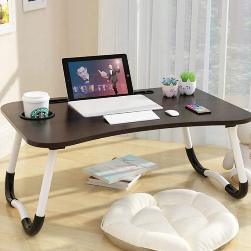 Stolik składany pod laptopa kolor czarny KS-001