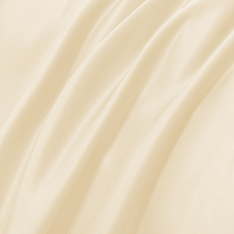Pościel 200x220 luksusowa z falbanką w kratkę Cotton World gruba 3 części 2678 beżowa