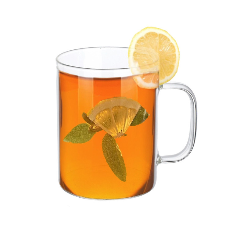 Szklanki 440 ml zestaw 4 kubków żaroodpornych Costa Florina 3K 1018