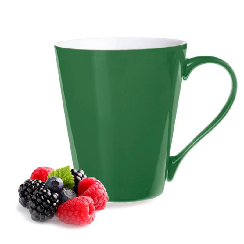 Kubki ceramiczne 250 ml zestaw 6 sztuk zielone Maja Glasmark