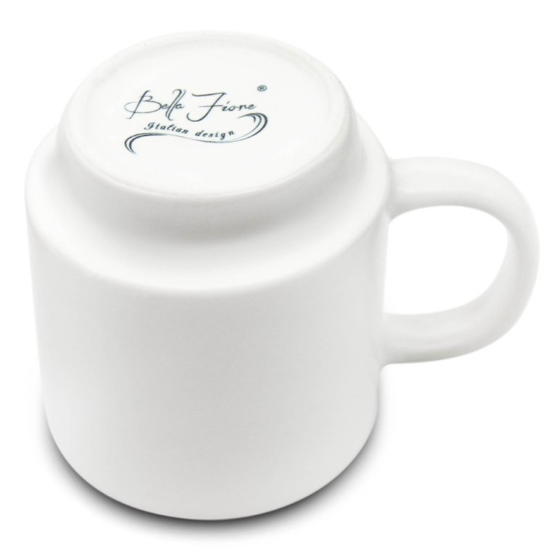 Kubek ceramiczny 380 ml z zaparzaczem biały Bella Fiore Meyerhoff BL-629