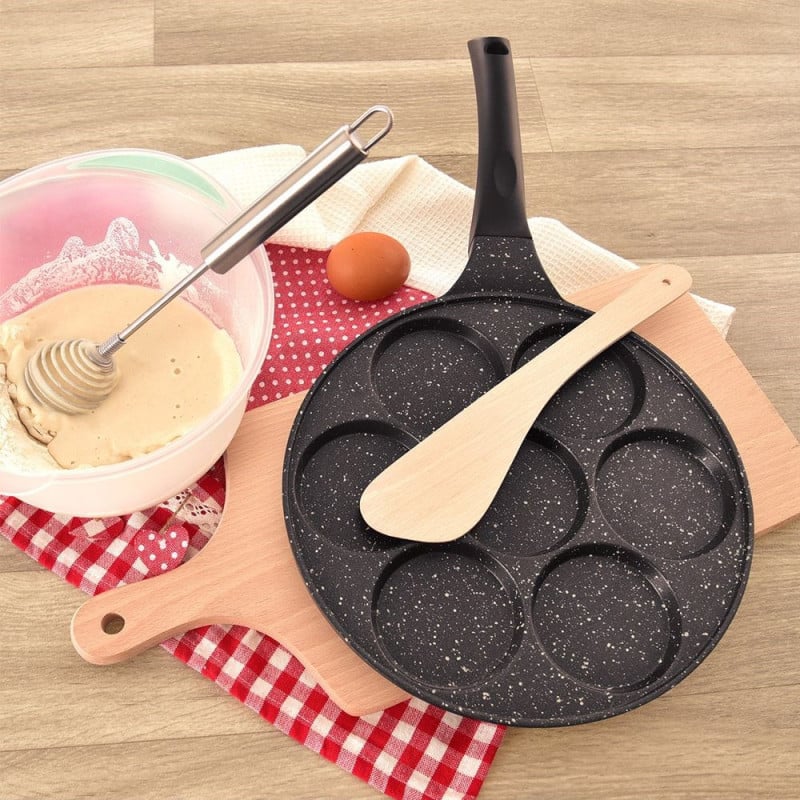 Patelnia do placków jajek 26 cm pancakes aluminiowa indukcja gaz Zilner ZL 2415