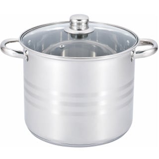 Garnek stalowy duży 15.5 L...