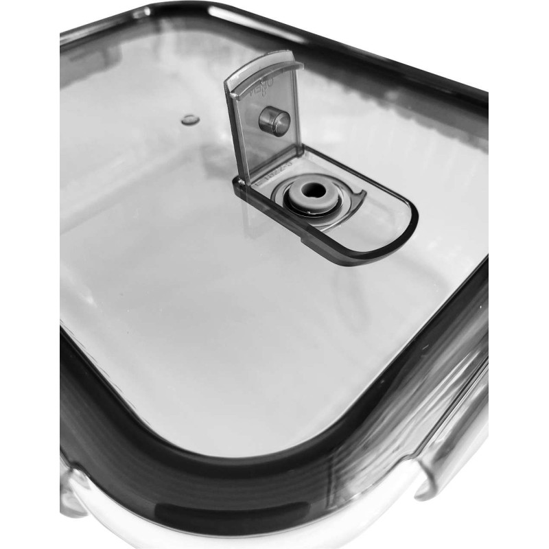 Zestaw 3 pojemników szklanych lunchbox MG Home Cucina 1500/1000/400 ml żaroodporne