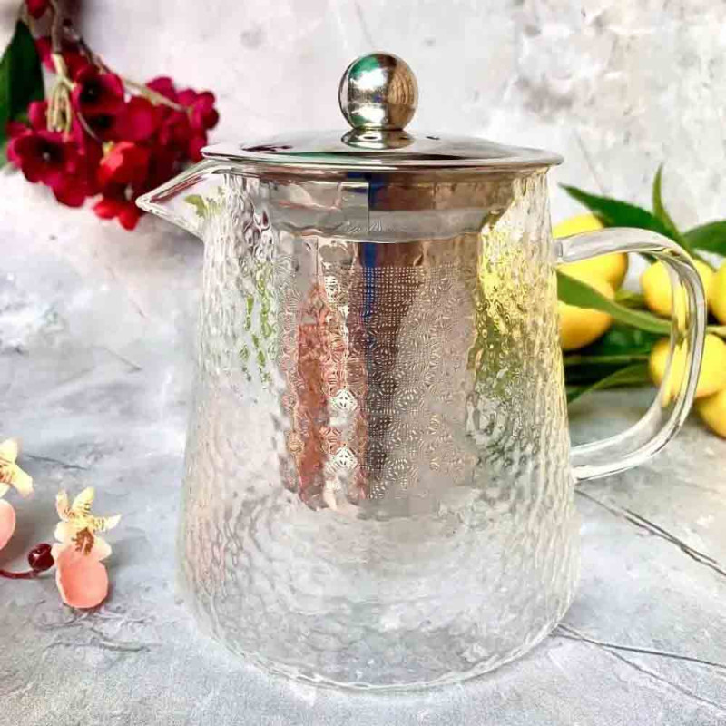 Zaparzacz 950 ml do herbaty ziół kawy z wkładem stalowym MG Home Arte