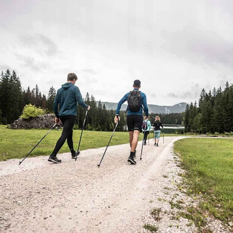 Kijki do chodzenia Nordic Walking komplet 2 sztuki kije składane z kompasem Krisberg KR 2500