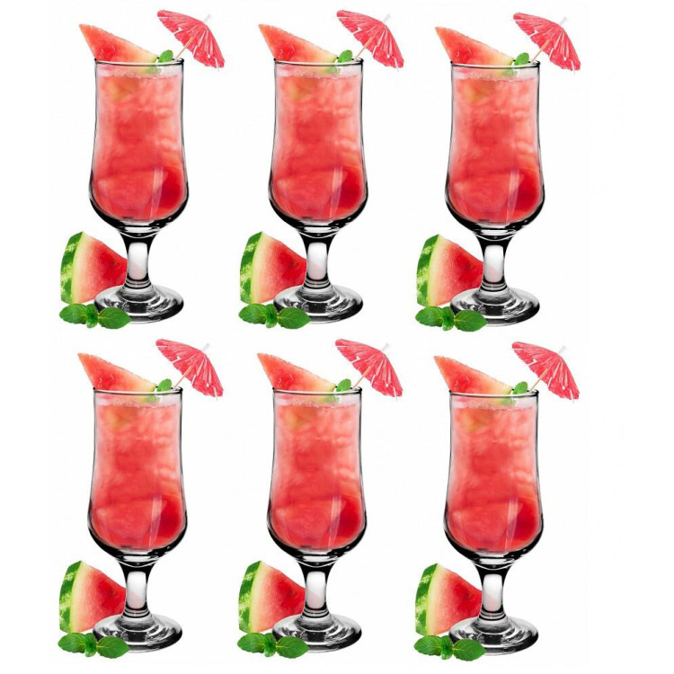 Szklanki na nóżce Glasmark kieliszki koktajlowe 340 ml zestaw 6 sztuk Szklanki na nóżce Glasmark kieliszki koktajlowe 340 ml zestaw 6 sztuk