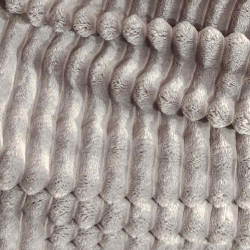 Koc szary 160x200 cm mikrofibra Cotton World miękki ciepły pled narzuta na łóżko