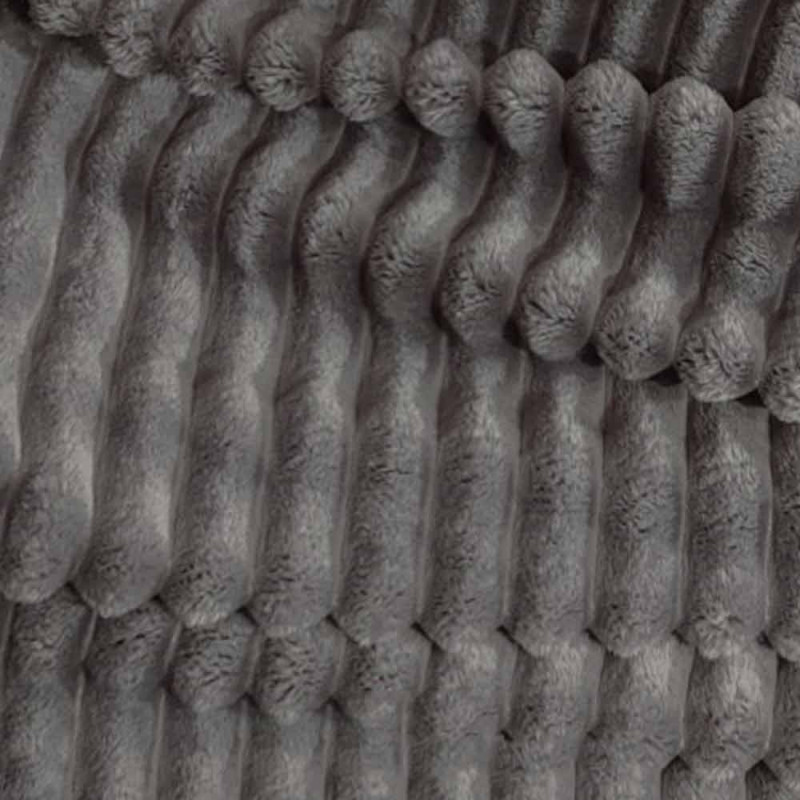 Koc ciemno-szary 160x200 cm mikrofibra Cotton World miękki ciepły pled narzuta na łóżko