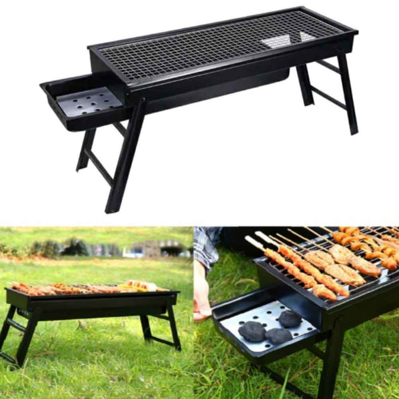 Grill składany przenośny 60x22x32 turystyczny Elitehoff E 6297