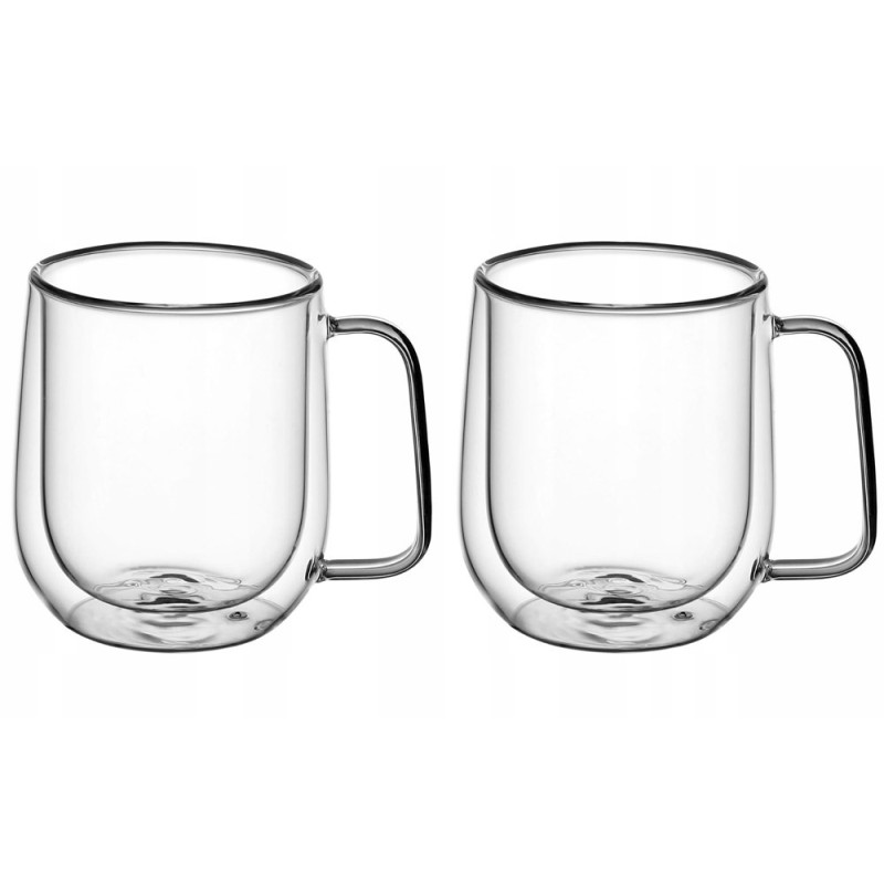 Szklanki termiczne 300 ml komplet 6 sztuk z podwójnymi ściankami filiżanki Kamille 9007