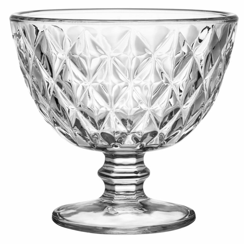 Pucharki do lodów MG Home Krista 250 ml szklane zestaw 4 sztuki