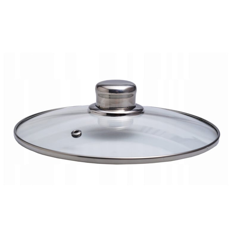 Garnek stalowy 8.5 L z pokrywką 24 cm duży gar nierdzewny Kamille 5403 indukcja gaz