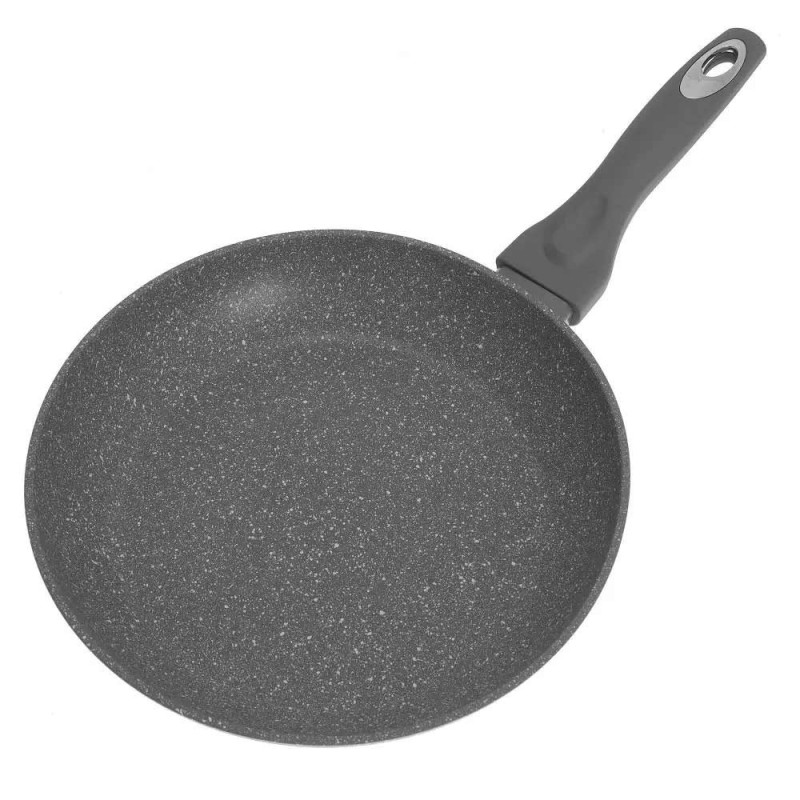 Patelnia głęboka z pokrywką 26 cm średnia powłoka szary marmurek Klausberg KB-7317 indukcyjna gaz