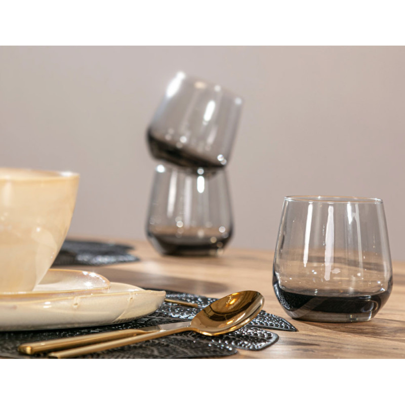 Szklanki niskie Glasmark 310 ml zestaw 6 szklanek Midnight