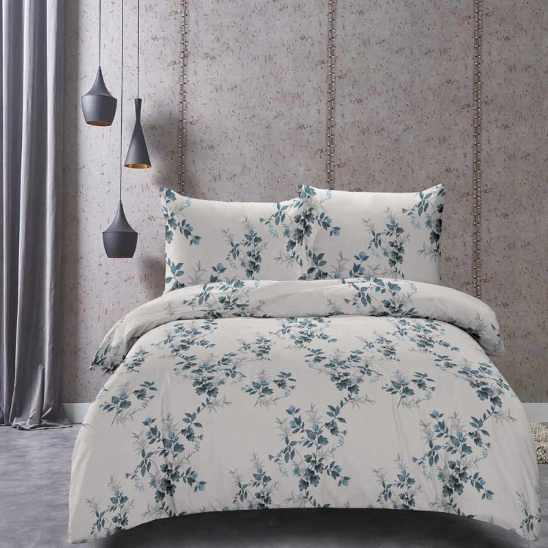 Pościel 140X200 bawełna satynowa dwustronna Cotton World gruba 2 części AML 2547