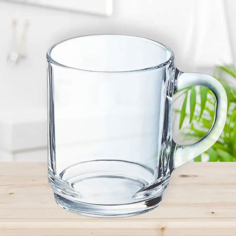 Zestaw 6 kubków sztaplowanych szkło Empilable Luminarc 250 ml szklanki bezbarwne