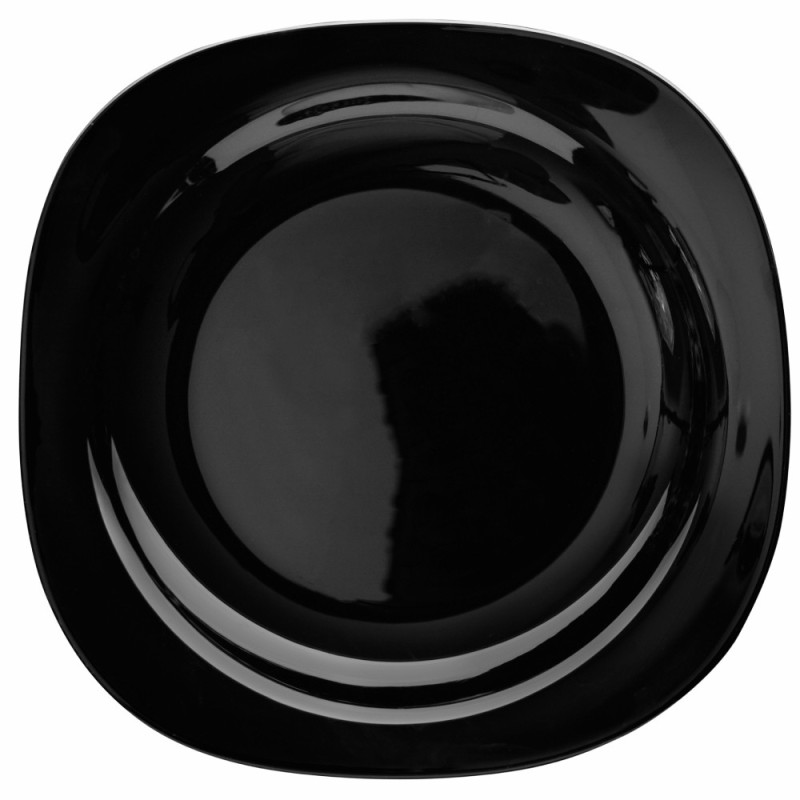Serwis obiadowy 18 elementów dla 6 osób MG Home Pavia Black zestaw talerzy czarne talerze