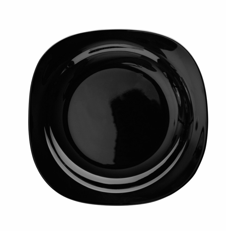 Serwis obiadowy 18 elementów dla 6 osób MG Home Pavia Black zestaw talerzy czarne talerze