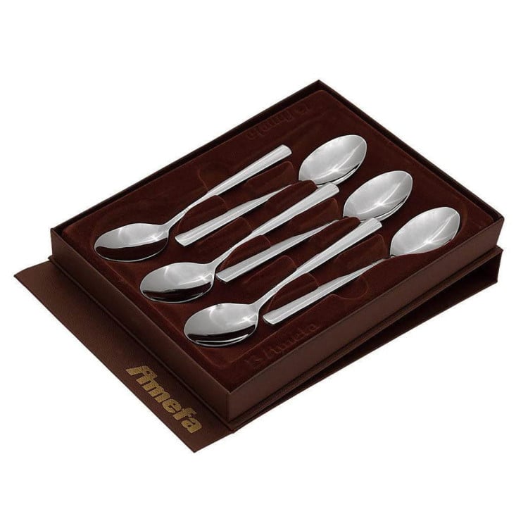 Łyżeczki weselne Amefa Palmon 8410 sztućce do herbaty kawy 6 w pudełku na ślub Łyżeczki weselne Amefa Palmon 8410 sztućce do herbaty kawy 6 w pudełku na ślub
