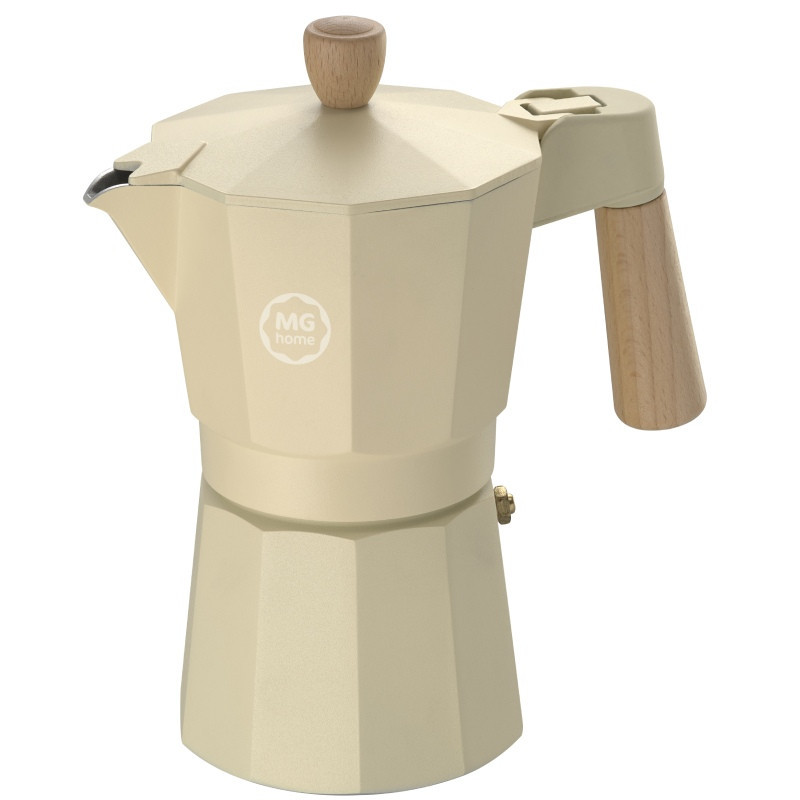 Kawiarka tradycyjna 300 ml MG Home Lungo zaparzacz ciśnieniowy do kawy na 6 filiżanek espresso