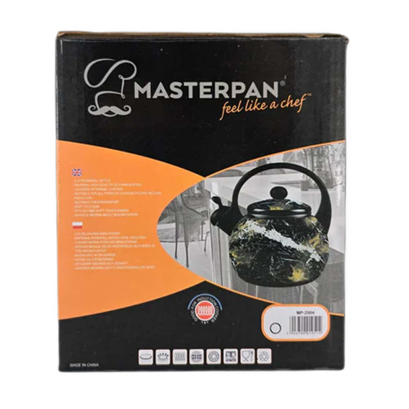 Czajnik tradycyjny emaliowany 2,2 L stalowy czary Masterpan MP 2504