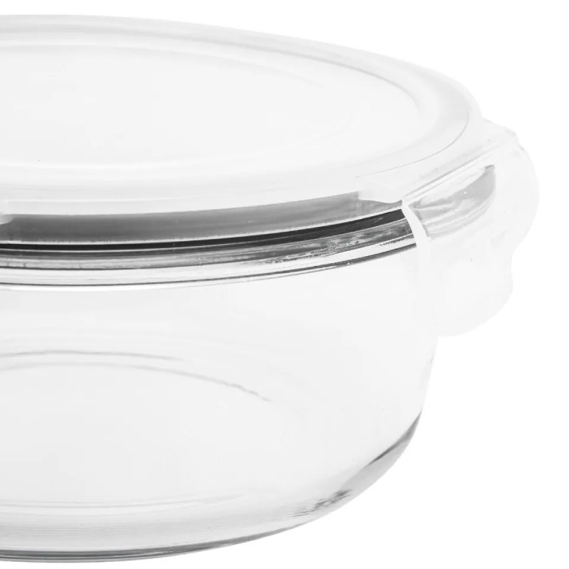 Pojemnik szklany 950 ml okrągły lunchbox Altom Fresh żaroodporny hermetyczny