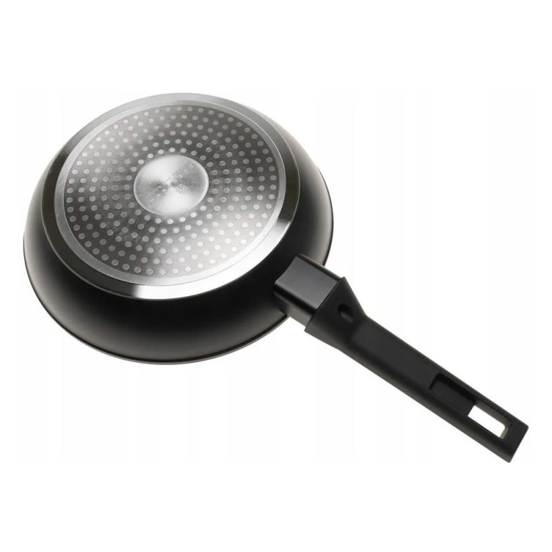 Patelnia 24 cm średnia powłoka czarna Edenberg EB-795 indukcyjna gaz
