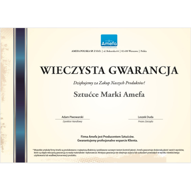 Nóż stołowy do restauracji ciężki Amefa Duke 5280 1szt na wesela Nóż stołowy do restauracji ciężki Amefa Duke 5280 1szt na wesela