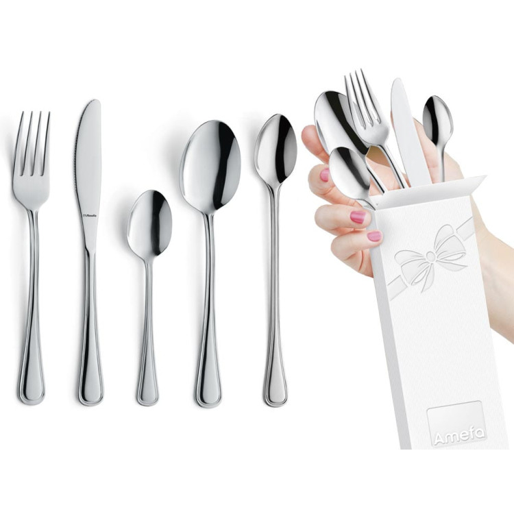 Sztućce restauracyjne Bologna 1570 Amefa 5 szt / 1 os na wesela Sztućce restauracyjne Bologna 1570 Amefa 5 szt / 1 os na wesela