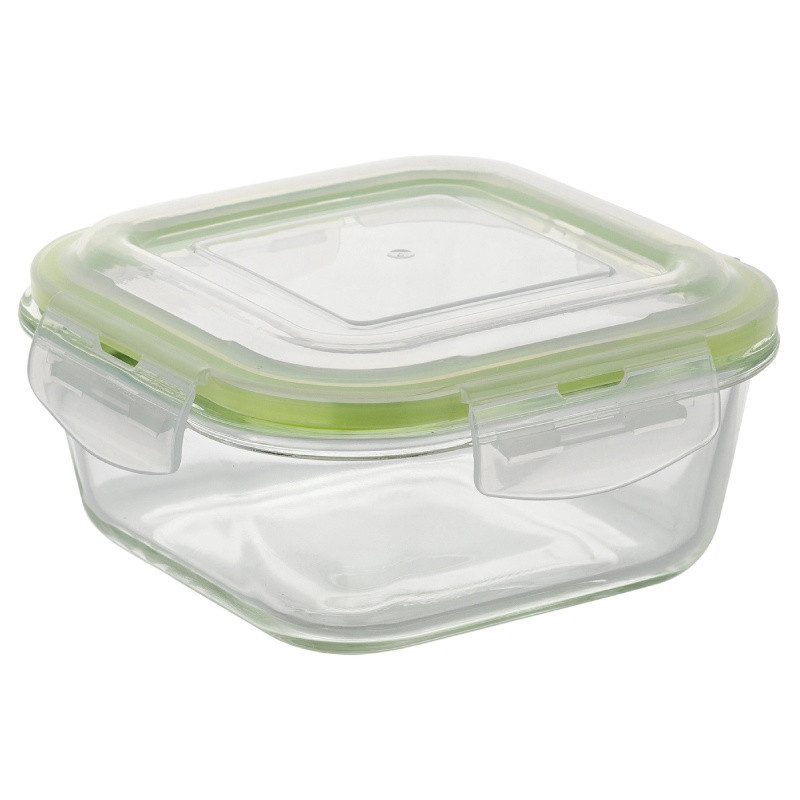 Szklany pojemnik 2200 ml na żywność jedzenie Florina Frigo pudełko z pokrywką lunchbox kwadratowy hermetyczny