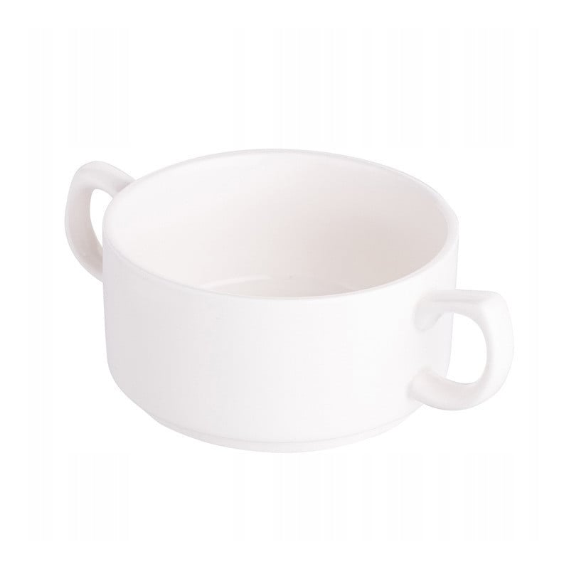 Bulionówka biała porcelana 280 ml flaczarka zestaw 12 sztuk salaterka 11 cm Altom regular