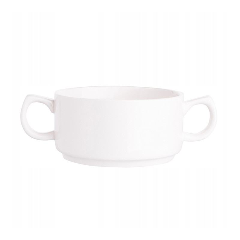 Bulionówka biała porcelana 280 ml flaczarka zestaw 6 sztuk salaterka 11 cm Altom regular