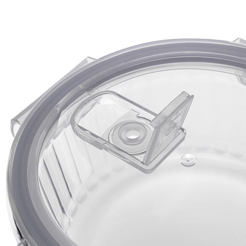 Pojemniki szklane ryflowane Florina Mariet lunchbox 960/650 ML żaroodporne hermetyczne