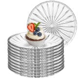 Talerzyki deserowe 15 cm szklane Altom Venus zestaw 12 sztuk spodek na ciasto deser