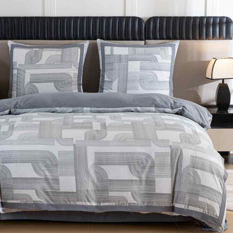 Pościel z lampasami 160x200 mikrofibra Cotton World 3 części FPD 2926