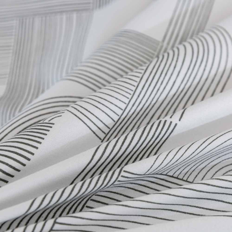 Pościel z lampasami 220x200 mikrofibra Cotton World 3 części FPD 2926