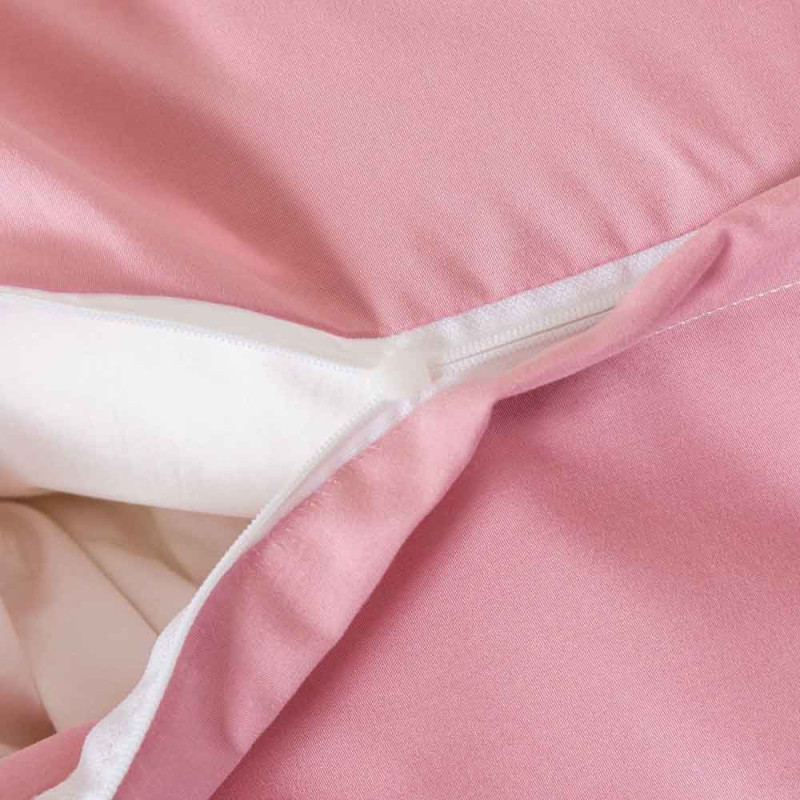 Pościel z falbanką 160x200 mikrofibra Cotton World 3 części różowa w kwiaty 2903