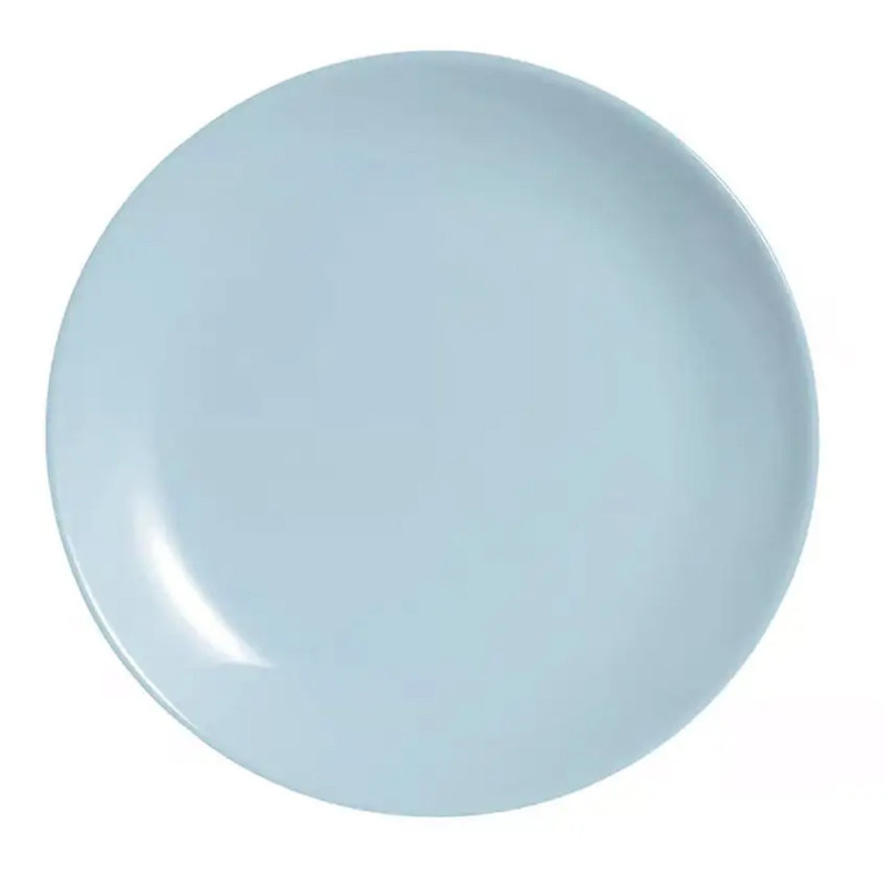 Serwis obiadowy 19 elementowy z dużą salaterką dla 6 osób niebieski Paradise Blue Diwali Luminarc V6213
