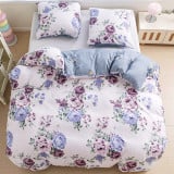 Pościel 160x200 bawełna satynowa dwustronna GierekHoff gruba 3 części GH 3054 róże