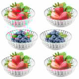 Salaterki miski szklane 15 cm zestaw 6 miseczek Florina Lauro