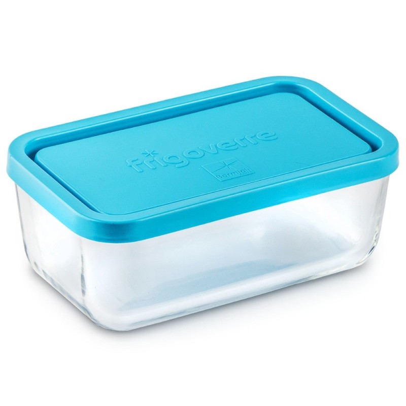 Pojemniki szklane zestaw 5 sztuk lunchbox Bormiolli Rocco Frigoverre żaroodporne hermetyczne