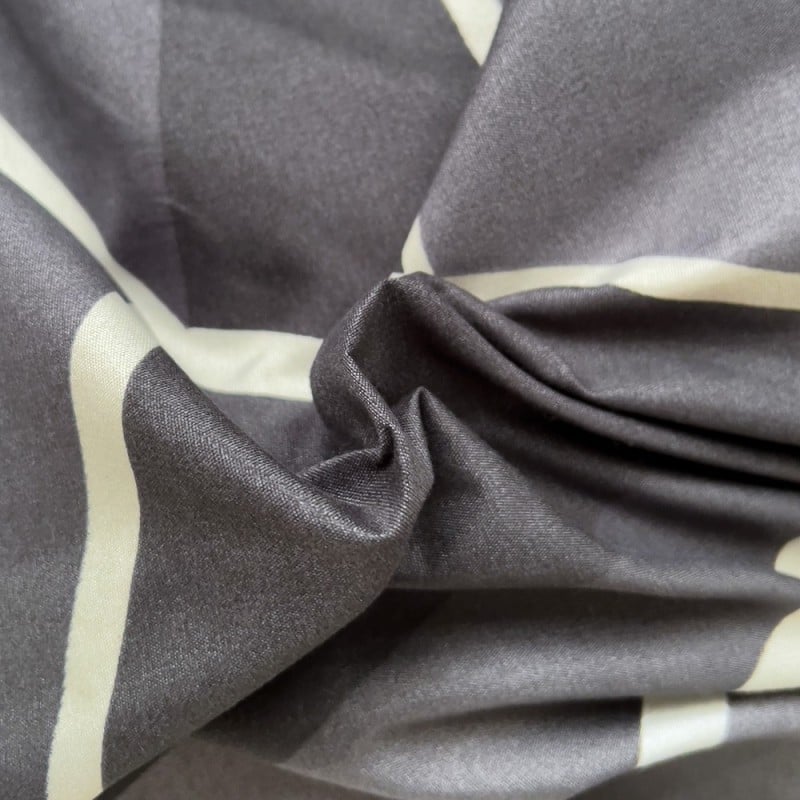 Pościel 160x200 bawełna satynowa dwustronna GierekHoff gruba 3 części GH 3075 trójkąty