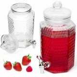 Słój szklany z kranikiem 4 L do lemoniady napojów wody Tragar 44038