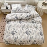 Pościel 160x200 bawełna satynowa miękka GierekHoff gruba 3 części GH 3090 biała natura