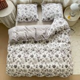 Pościel 200x220 bawełna satynowa dwustronna GierekHoff gruba 3 części GH 3084 róże