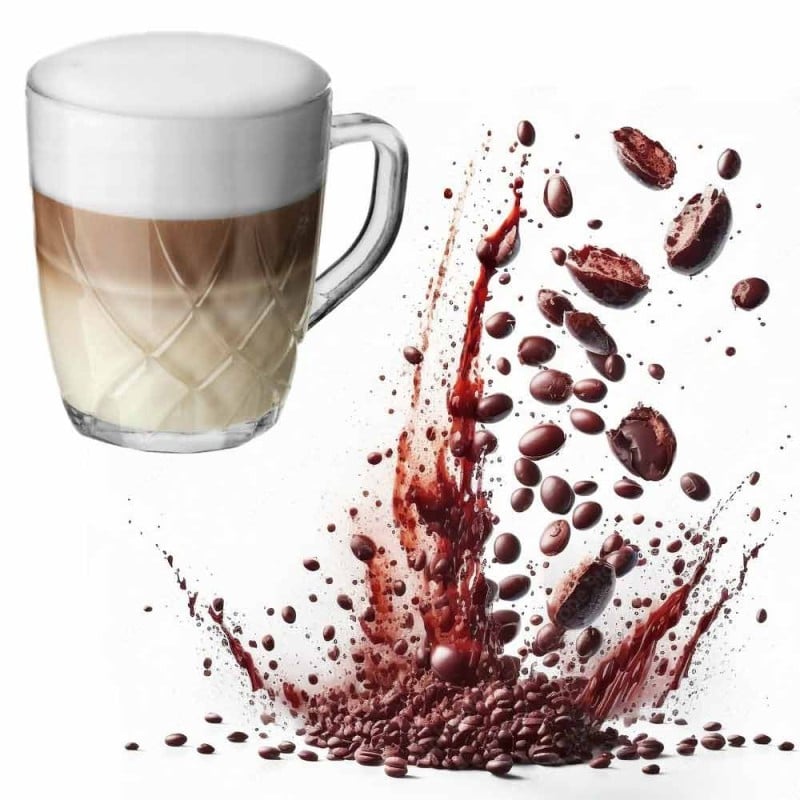 Kubki szklane 280 ml komplet szklanek zestaw 6 sztuk Corda Florina