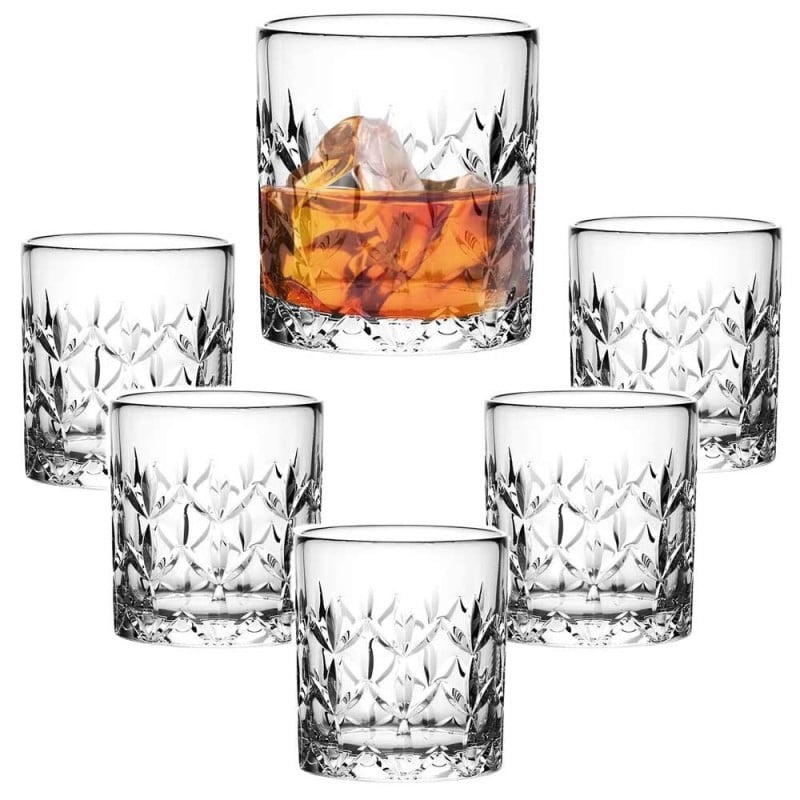 Szklanki do whisky drinków 315 ml zestaw 6 sztuk Verti Florina